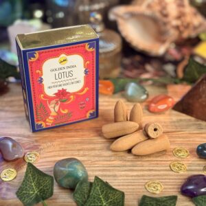 Incenso Cone Golden India Lotus