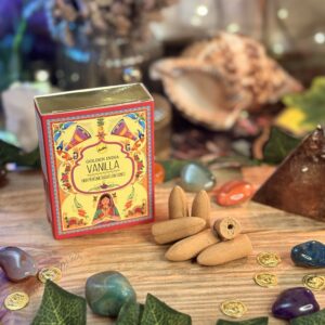 Incenso Cone Golden India Vanilla