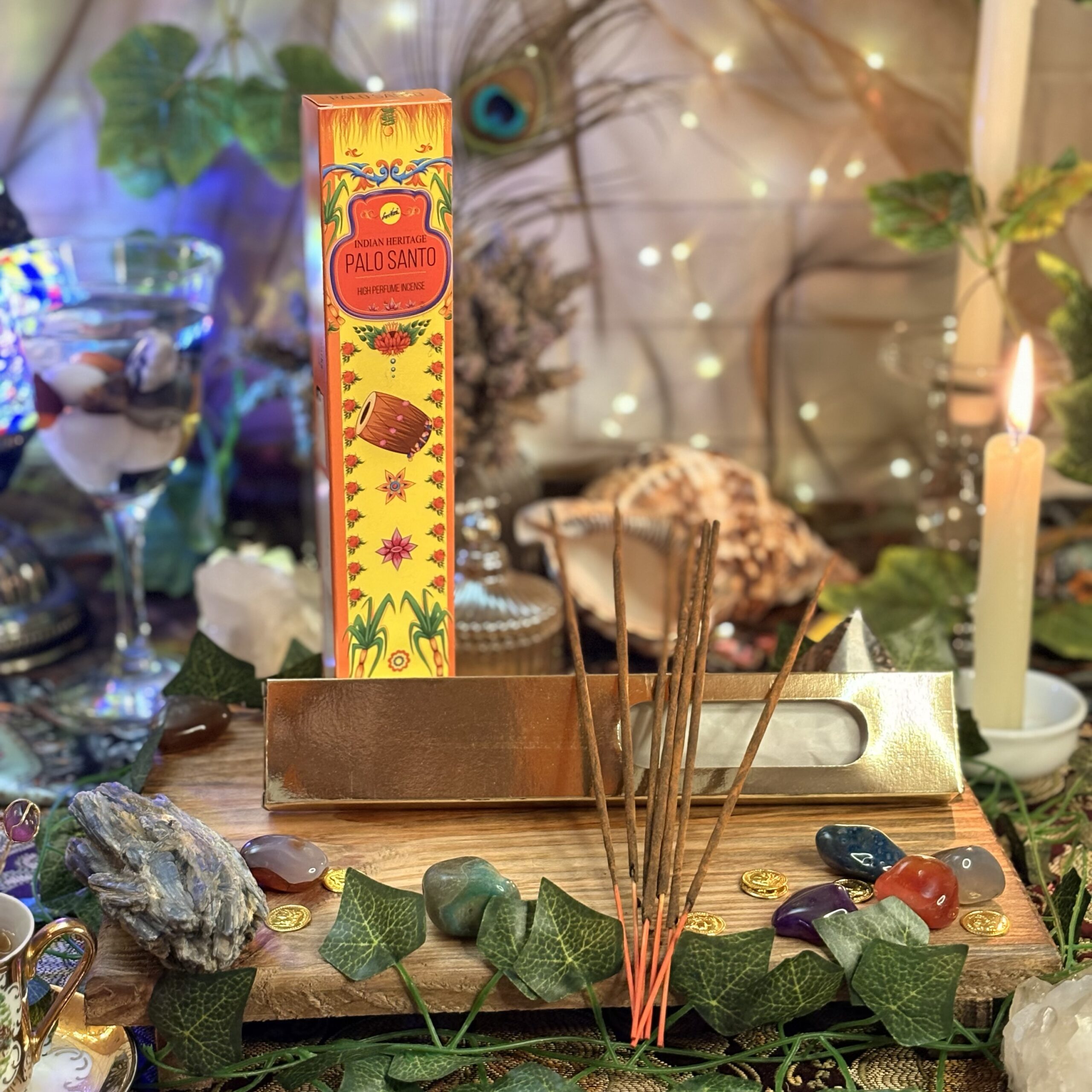 Incenso Golden India Palo Santo - Imagem 2