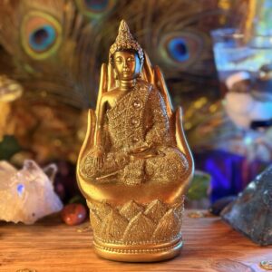 Buda Meditando Sobre Mãos