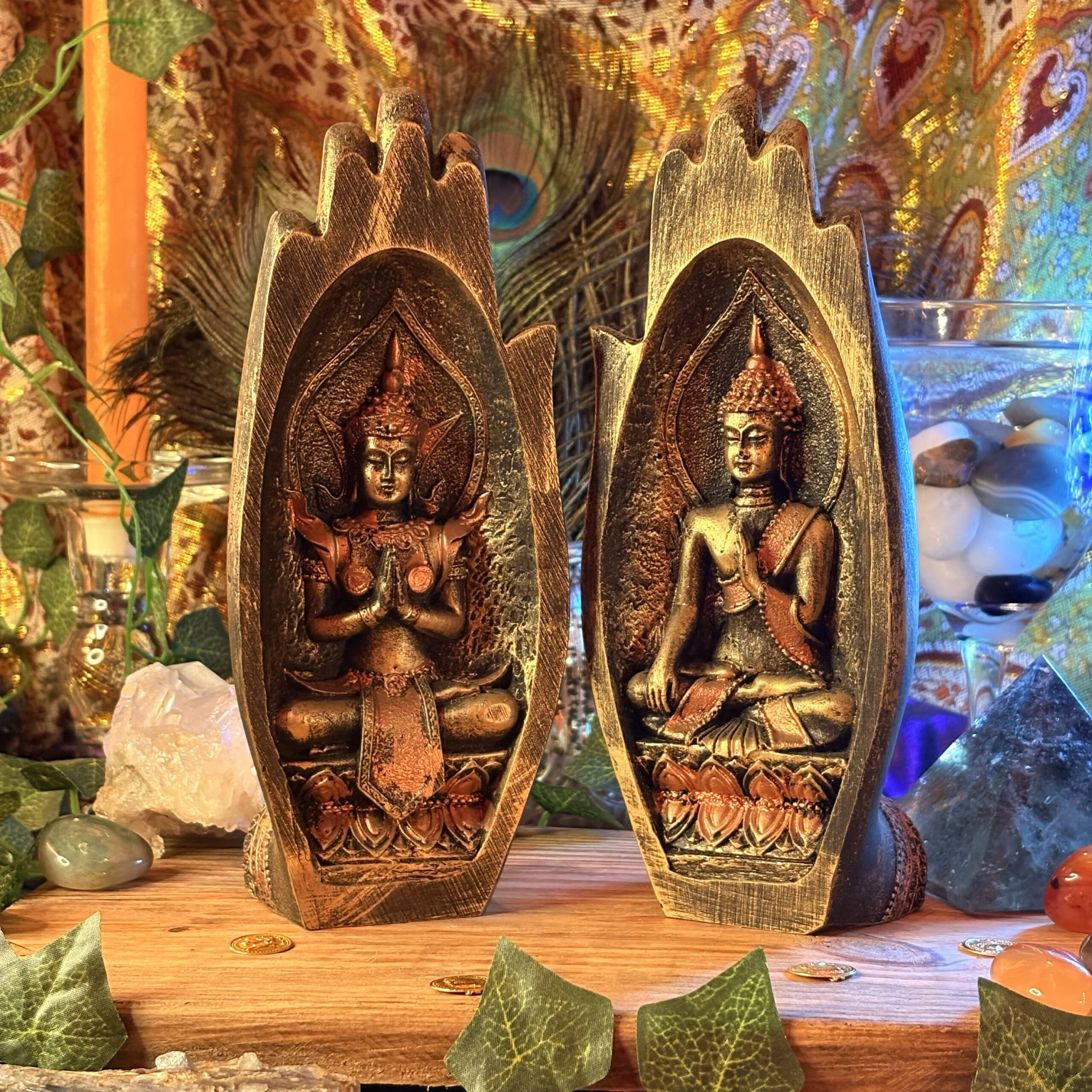 Escultura Buda Anjali Mudra