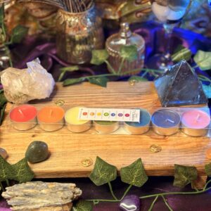Kit 7 velas dos Chakras