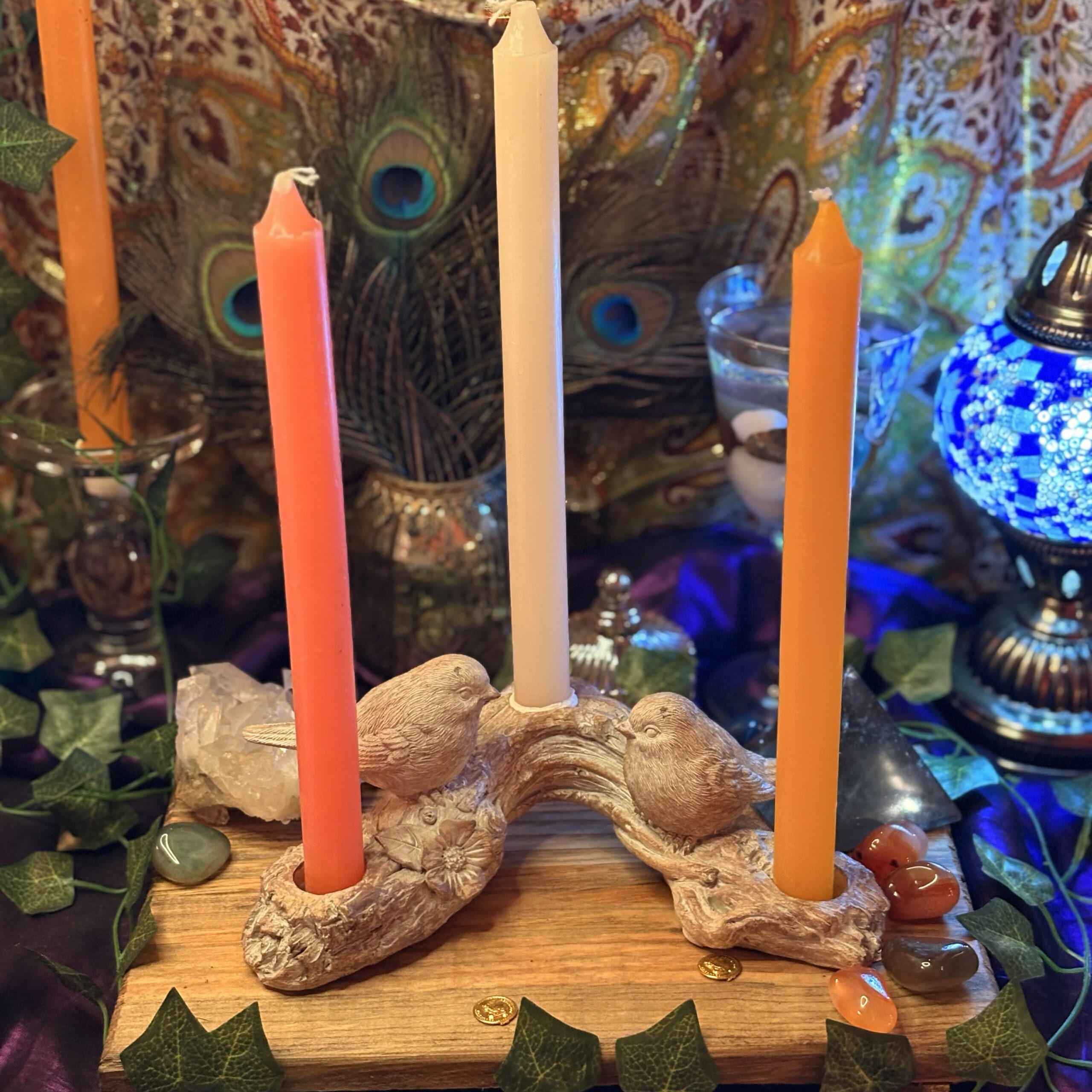 Castiçal de Velas Pássaros - Imagem 3