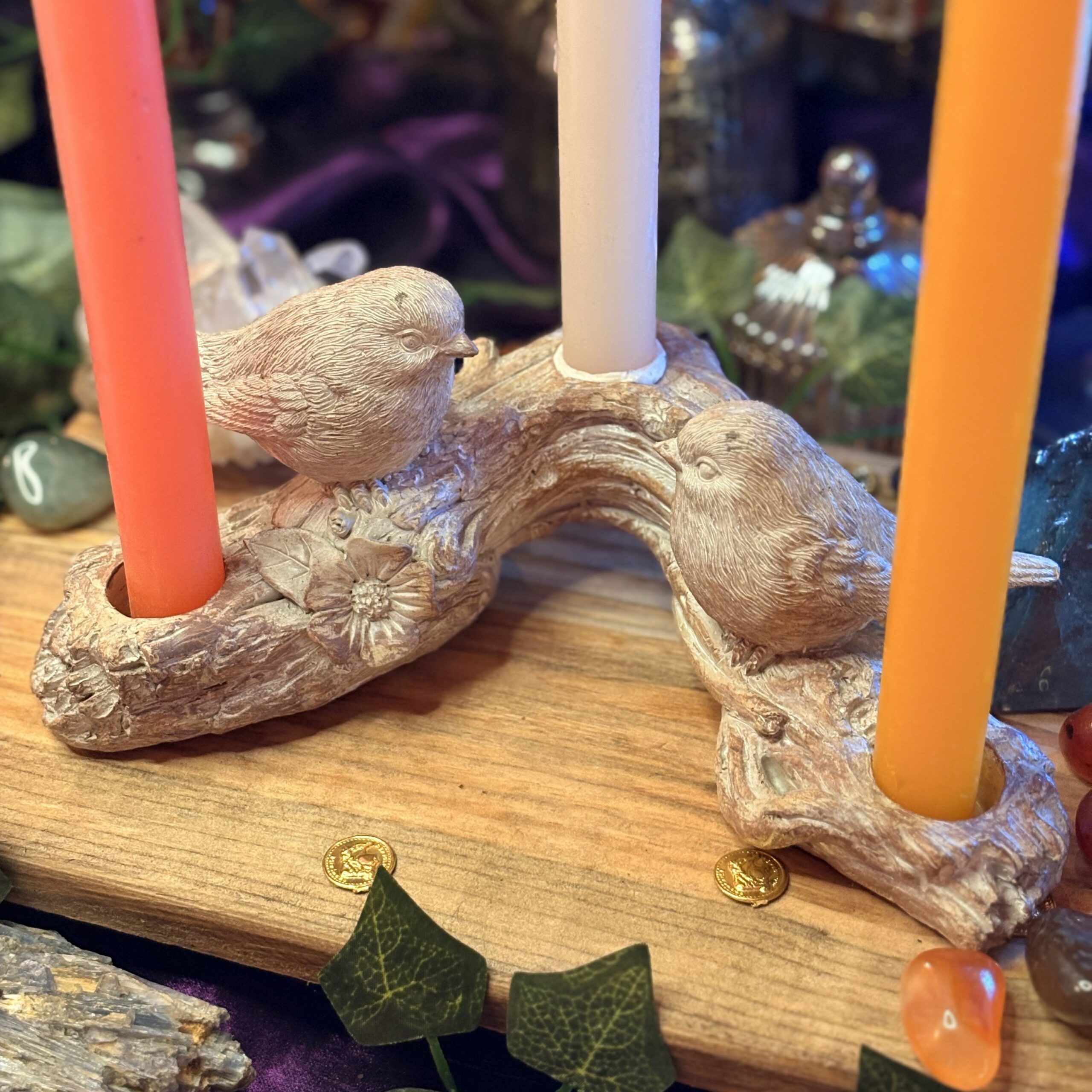 Castiçal de Velas Pássaros - Imagem 2