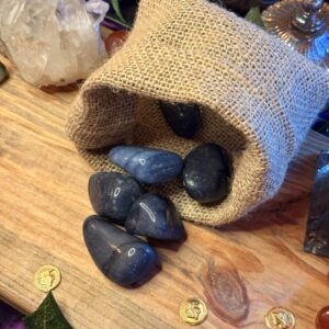 Pedra Rolada 3 a 4cm - Quartzo Azul