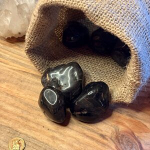 Pedra Rolada 3 a 4cm - Obsidiana